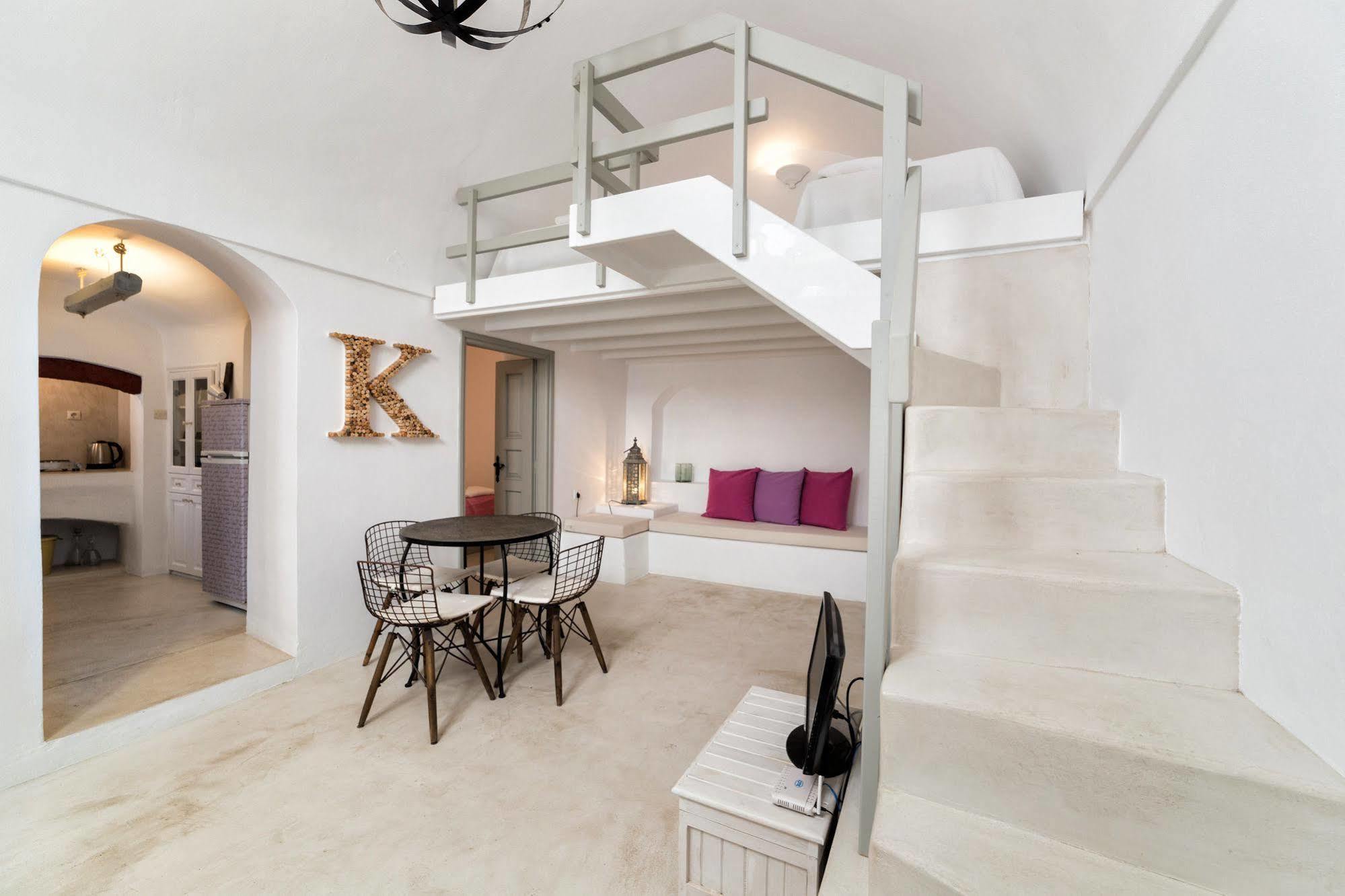 Kampanario Luxury Villa Megalochori  Luaran gambar
