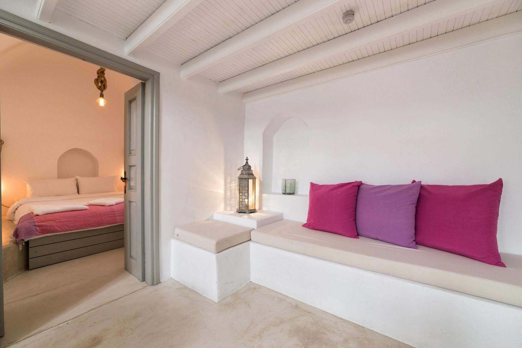 Kampanario Luxury Villa Megalochori  Luaran gambar