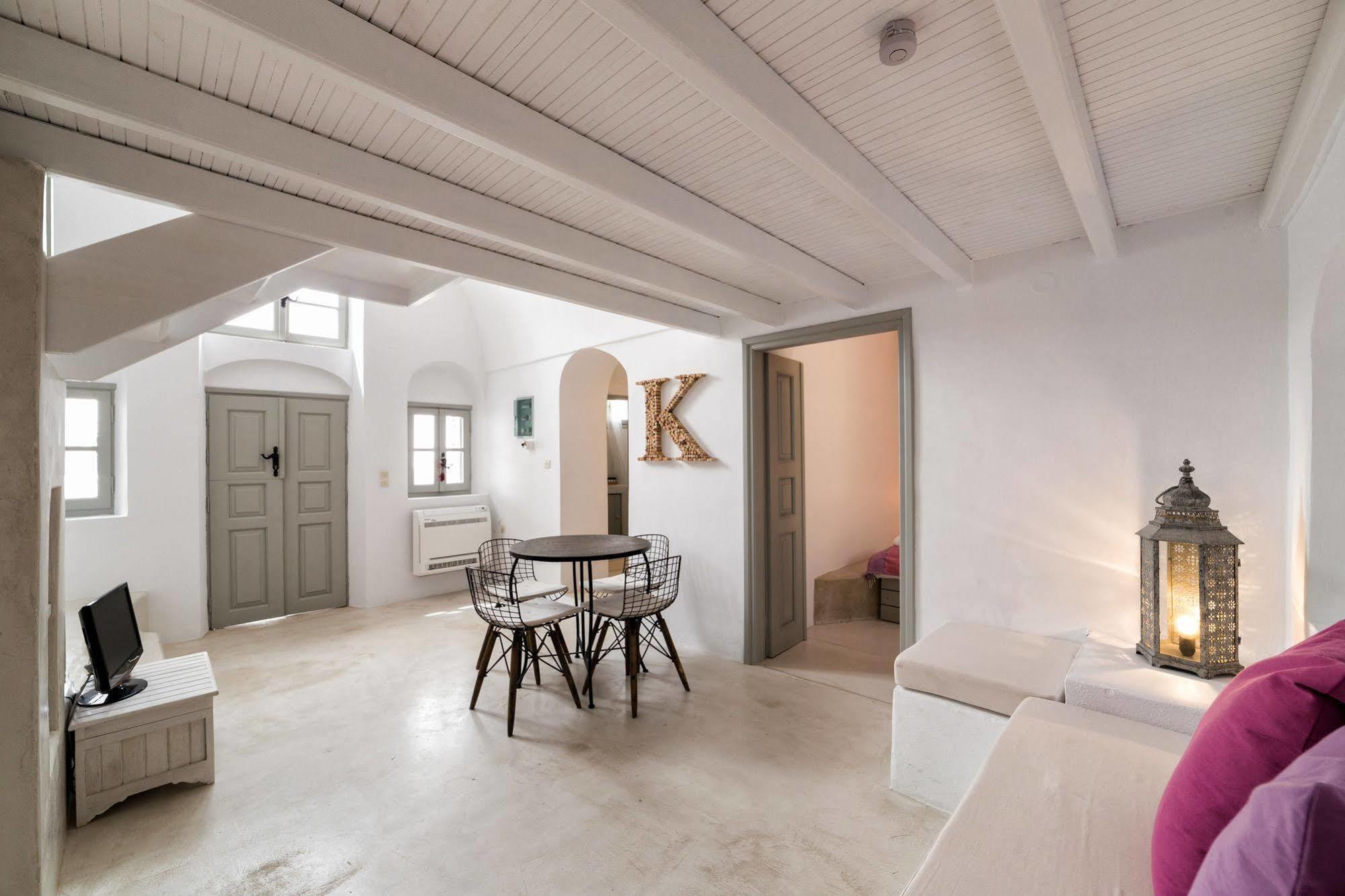 Kampanario Luxury Villa Megalochori  Luaran gambar